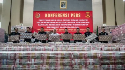 Kasus korupsi Penyitaan Uang dan Pengembalian Kerugian Negara Uang Rp 11,8 Triliun